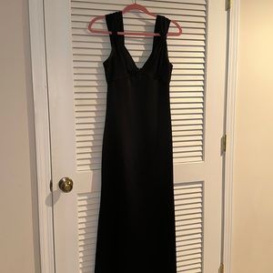 After Six - Stunning full length black bridesmaid dress - size 6